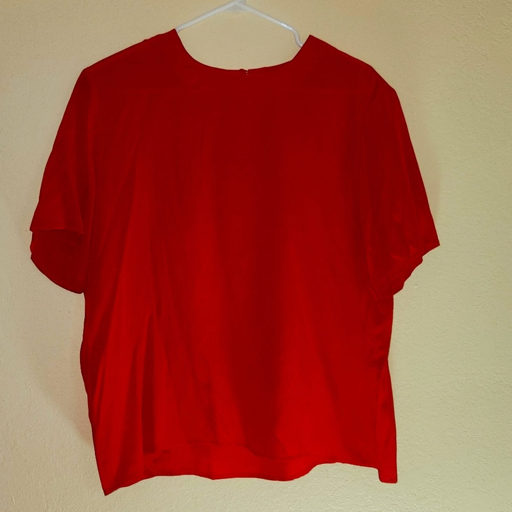 Elegant Red Blouse